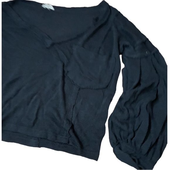 Pol Balloon Sleeve Crop Layering Top - Picture 2 of 8